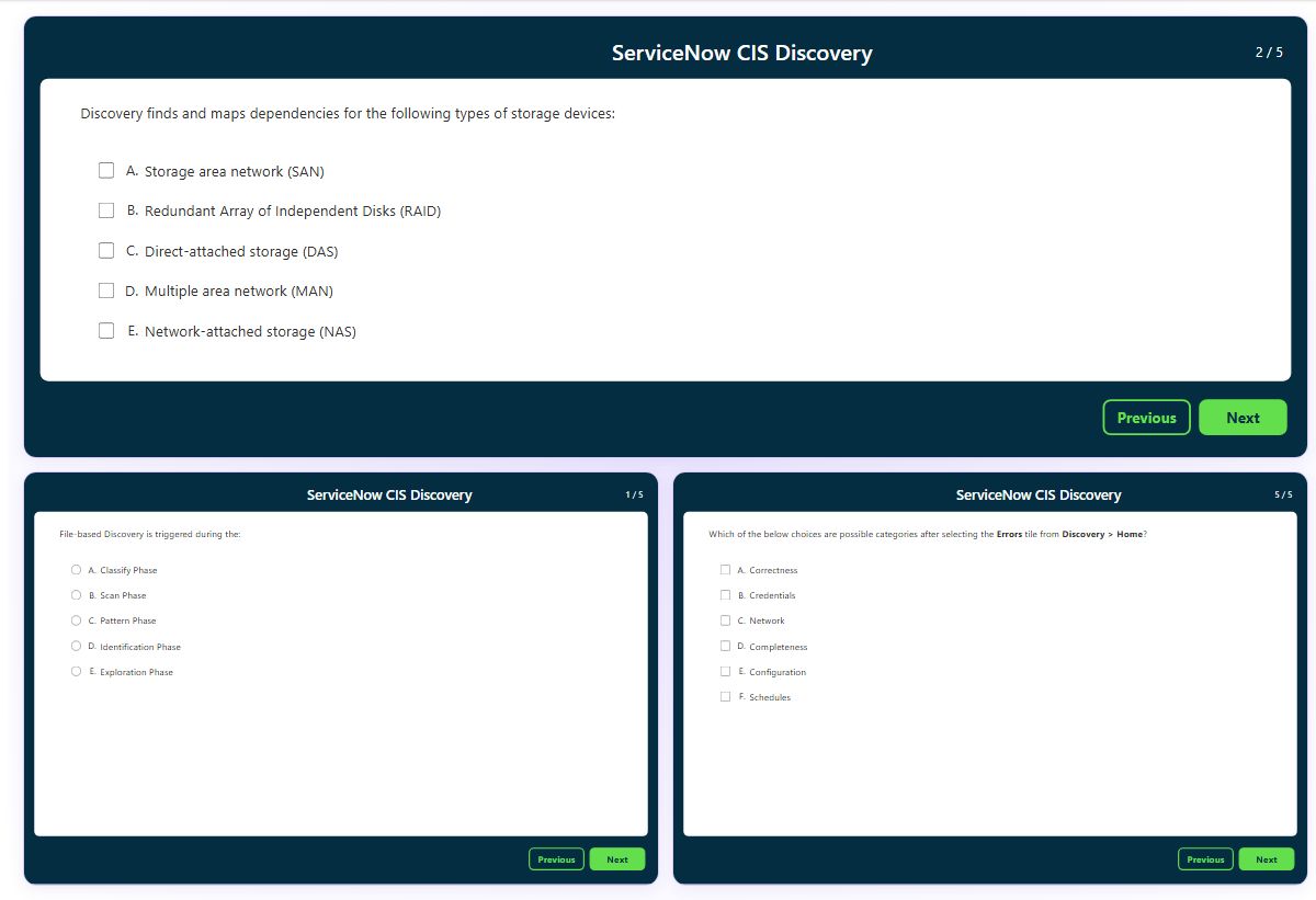Previews from the CIS Discovery free simulator sample
